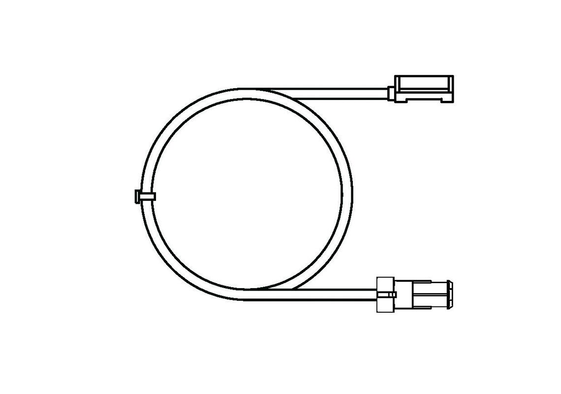 Flat cable with 2 pin superseal/click in to connect on LC12 LED Rear lamp